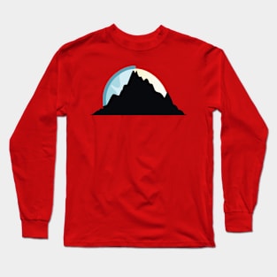 minimalist scenic silhouette Long Sleeve T-Shirt